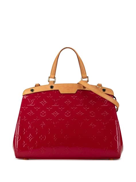 2015 Monogram Vernis Brea MM satchel 